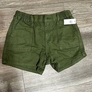 Olive green shorts